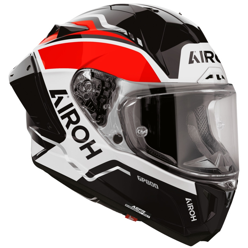 Airoh GP 800 Lane motocikla ķivere, sarkana