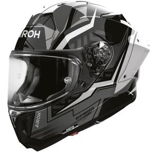 Airoh GP 800 Victory motocikla ķivere, sudrabaina
