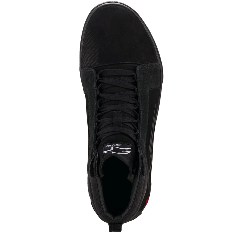 Alpinestars Ride-63 ādas motocikla zābaki melni-sarkani