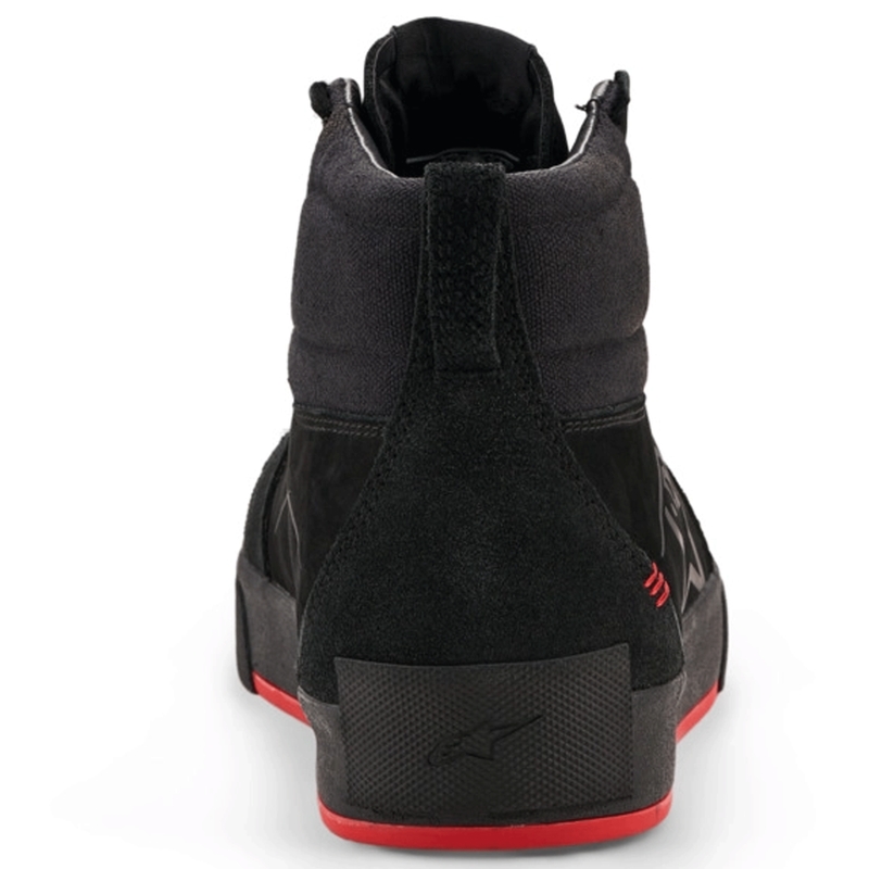 Alpinestars Ride-63 ādas motocikla zābaki melni-sarkani