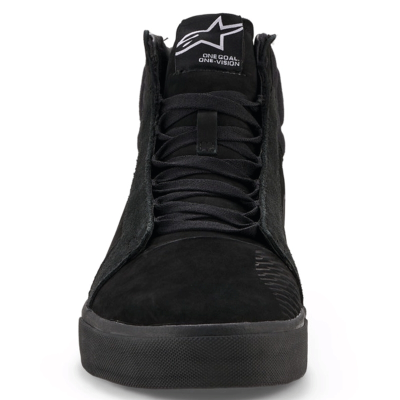Alpinestars Ride-63 ādas motocikla zābaki melni-sarkani