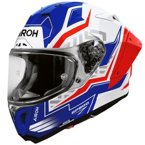 Airoh GP 800 Victory motocikla ķivere, zila-sarkana