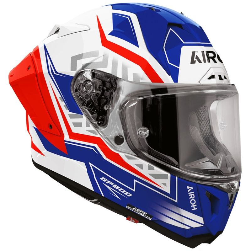 Airoh GP 800 Victory motocikla ķivere, zila-sarkana
