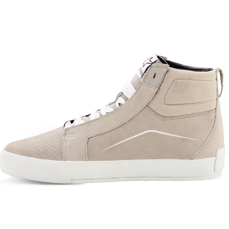Alpinestars Ride-63 ādas motocikla zābaki, balti