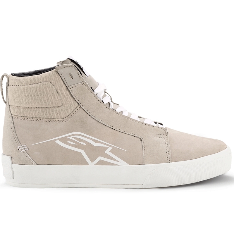 Alpinestars Ride-63 ādas motocikla zābaki, balti