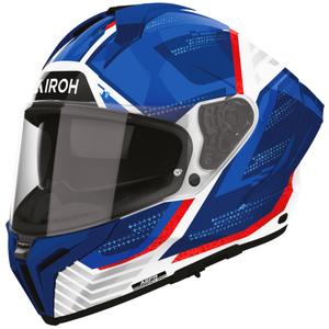 Airoh Matryx Starburst slēgta tipa motocikla ķivere zili sarkana