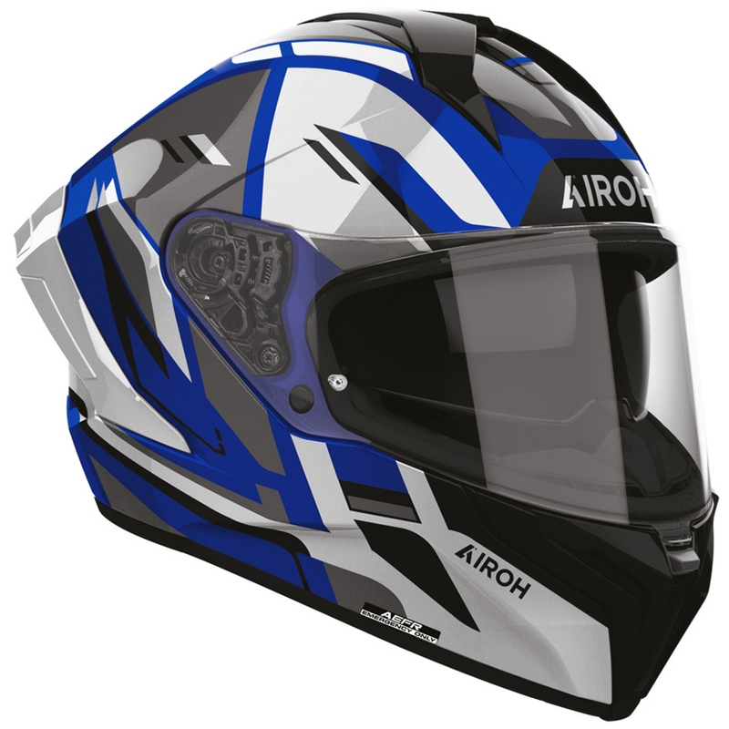 Airoh Matryx Sentry motocikla ķivere, pilna sejas, zila
