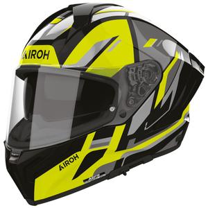 Airoh Matryx Sentry motocikla ķivere, dzeltena