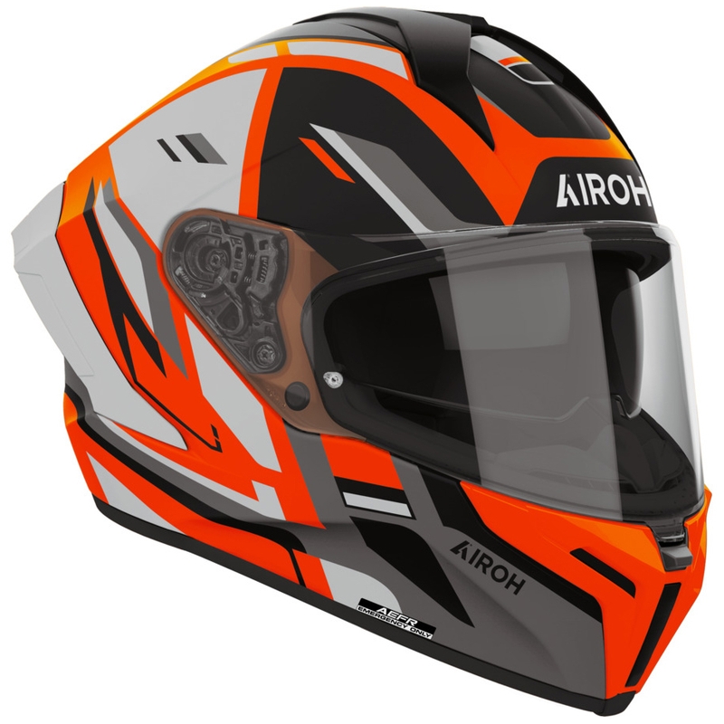 Airoh Matryx Sentry motocikla ķivere, oranža