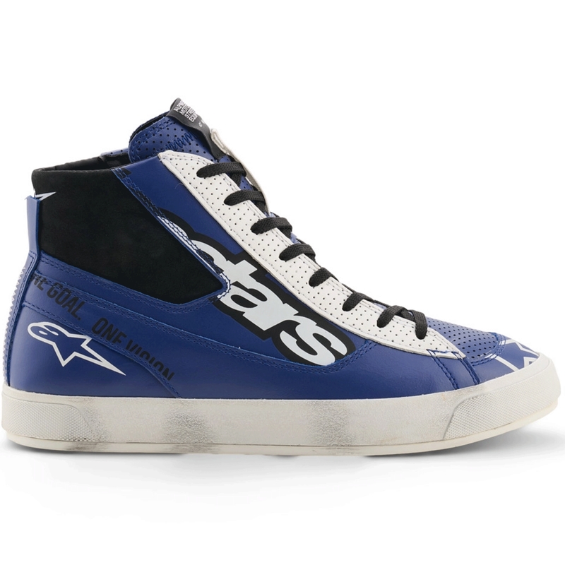 Alpinestars Stated Flair motociklu zābaki zili-balti-melni