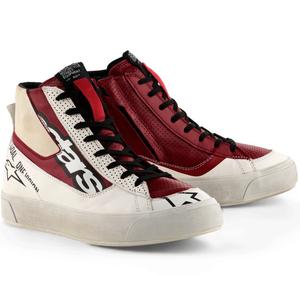 Alpinestars Stella Stated Flair sieviešu motocikla zābaki balti-sarkani