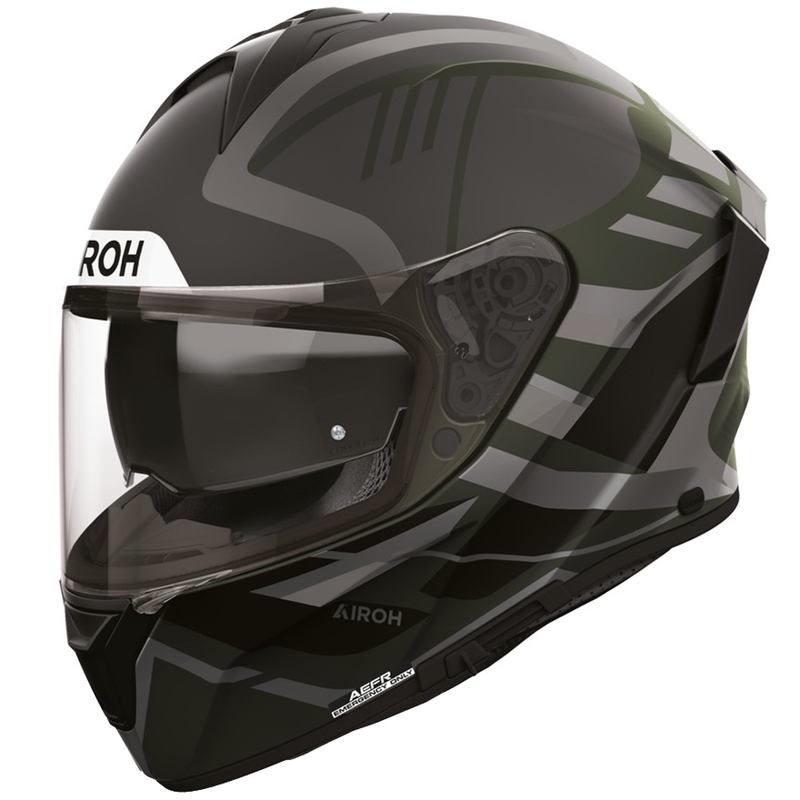 Airoh Spark 2 Luma motocikla ķivere, matēta zaļa