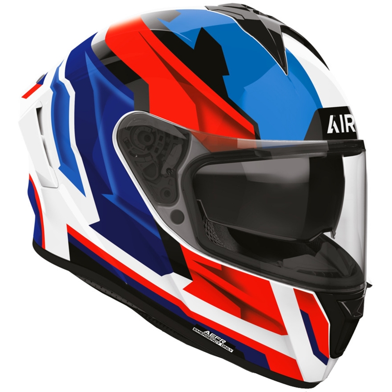 Airoh Spark 2 Blade motocikla ķivere, zila-sarkana