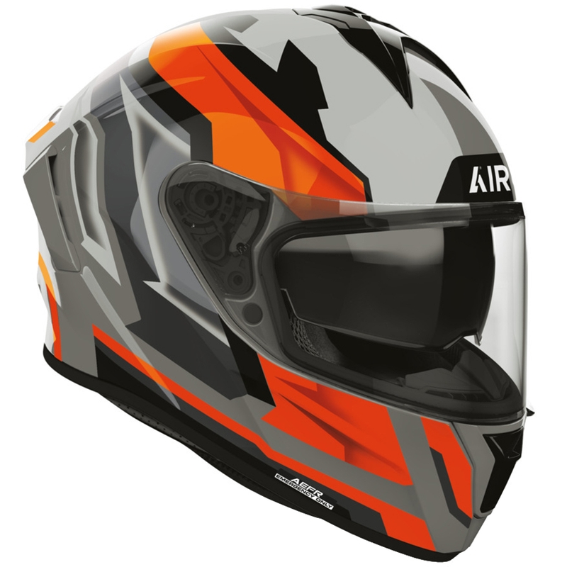 Airoh Spark 2 Blade motocikla ķivere, fluorescējoši oranža