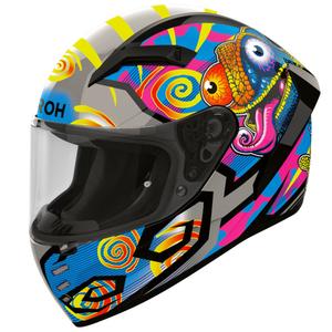 Airoh Connor Chameleon motocikla ķivere, pilna sejas, daudzkrāsaina