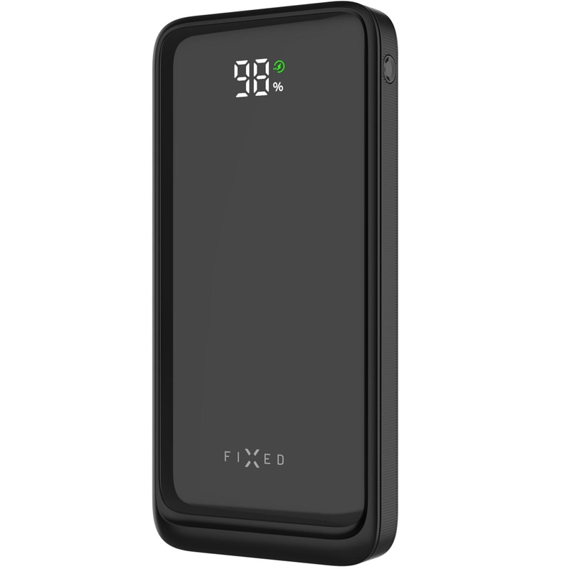 Pārnēsājamais akumulators Zen2 10 10 000 mAh PD 20 W ar LCD displeju, melns