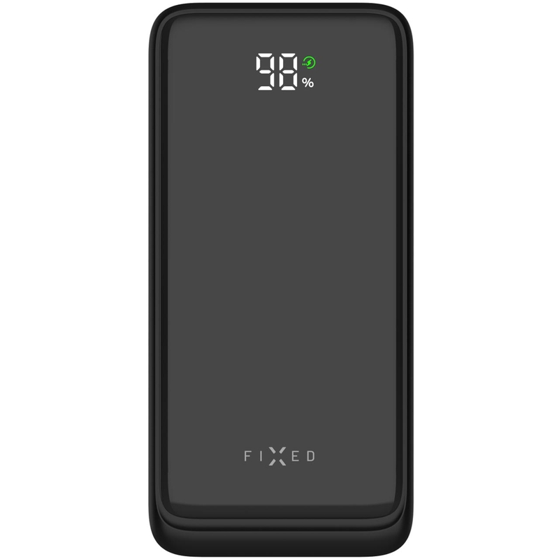 Ārējais akumulators FIXED Zen2 20 20 000 mAh PD 20 W ar LCD displeju, melns