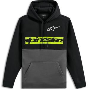 Alpinestars Parallel kapučjaka melna-pelēka