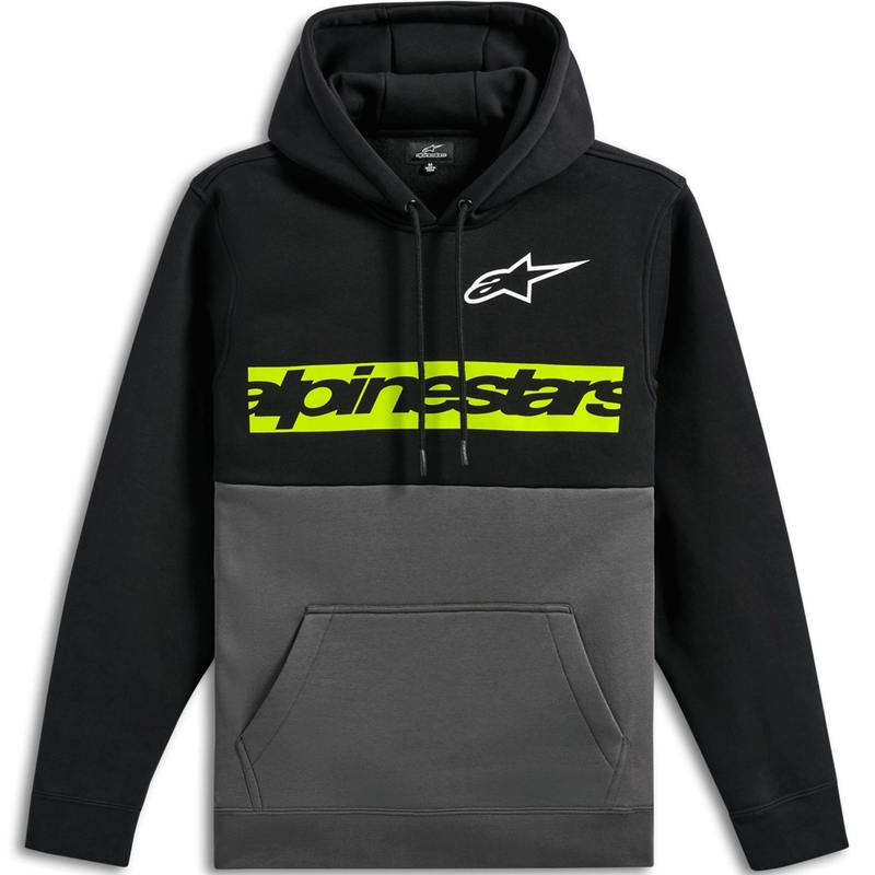 Alpinestars Parallel kapučjaka melna-pelēka