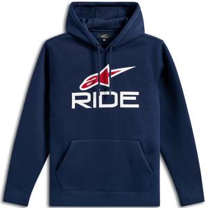 Alpinestars Ride kapučjaka 3 zila-balta-sarkana