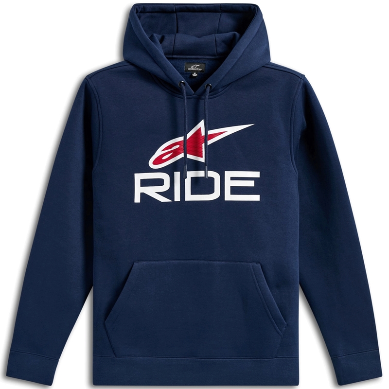 Alpinestars Ride kapučjaka 3 zila-balta-sarkana