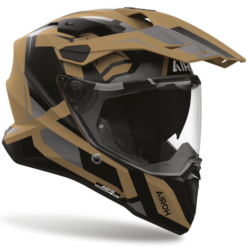 Airoh Commander 2 Polar Enduro motocikla ķivere, matēta smilšu