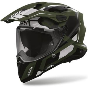 Airoh Commander 2 Polar motocikla ķivere, matēta, zaļa