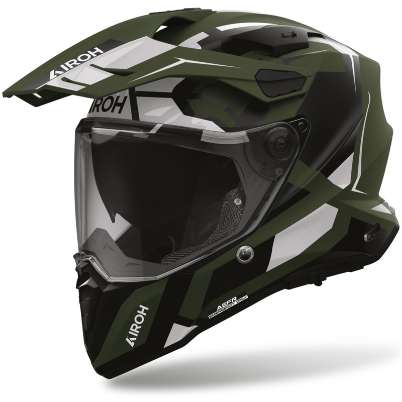 Airoh Commander 2 Polar motocikla ķivere, matēta, zaļa