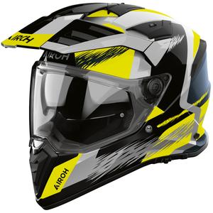 Enduro motocikla ķivere Airoh BADX-X Airspeed dzeltena