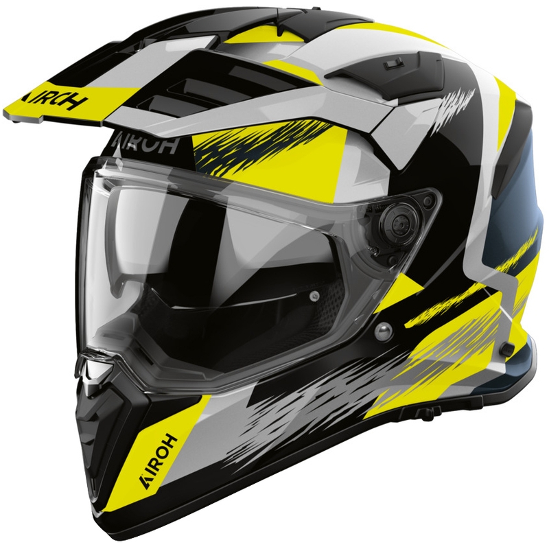 Enduro motocikla ķivere Airoh BADX-X Airspeed dzeltena