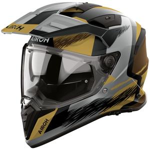 Enduro motocikla ķivere Airoh BADX-X Airspeed matēta smilšu
