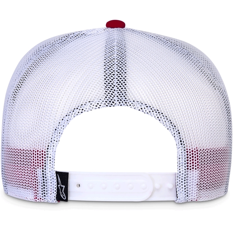 Alpinestars Contender Trucker cepure sarkana-balta