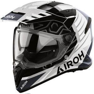 Enduro motocikla ķivere Airoh BADX-X Cube pelēka