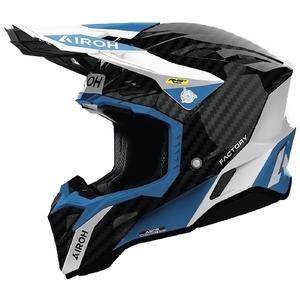 Motokrosa motocikla ķivere Airoh Aviator Factory Petrol Carbon pelēka