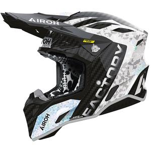 Airoh Aviator Factory Bitmap Carbon motokrosa ķivere, pelēka