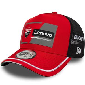 Ducati New Era Lenovo cepure melni sarkana