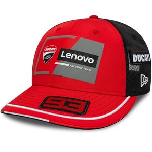Ducati New Era Lenovo Marquez 93 cepure melna-sarkana
