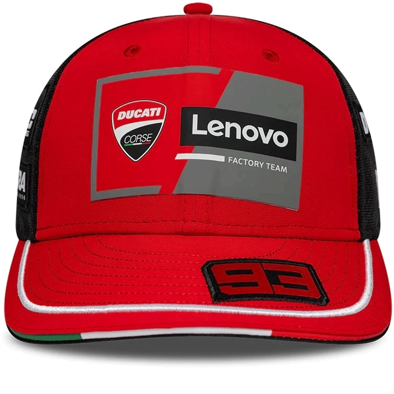 Ducati New Era Lenovo Marquez 93 cepure melna-sarkana
