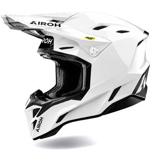 Airoh Aviator Factory Color motokrosa ķivere, balta