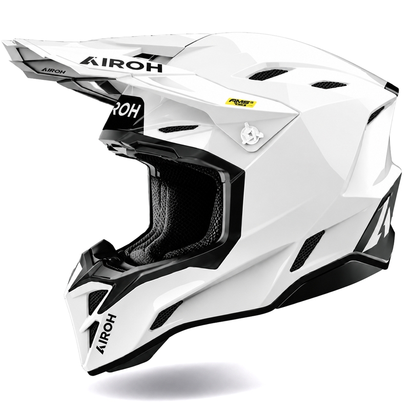 Airoh Aviator Factory Color motokrosa ķivere, balta