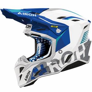 Motokrosa motocikla ķivere Airoh Aviator Factory Blame zila