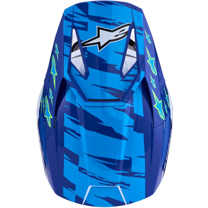 Alpinestars S-M3 Falcon motocikla motokrosa ķivere zila-balta-melna