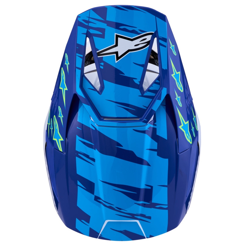 Alpinestars S-M3 Falcon bērnu motokrosa ķivere zila-balta-melna