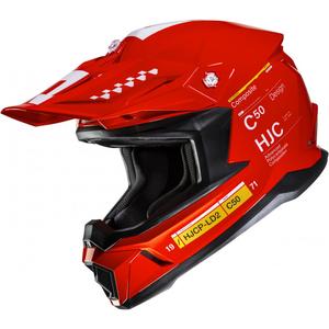 HJC C50 Tagg MC1 motokrosa ķivere sarkana