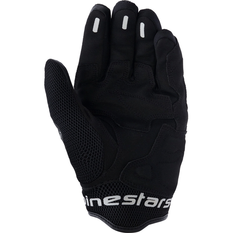Alpinestars Mogress Airflow motocikla cimdi antracīta-melni