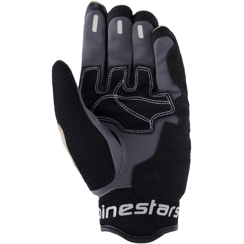 Alpinestars Mogress Airflow motocikla cimdi smilšu-melni