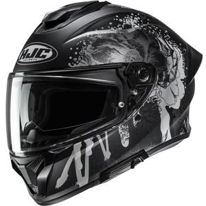 Pilna motocikla ķivere HJC C71 Roko MC5SF melna-pelēka