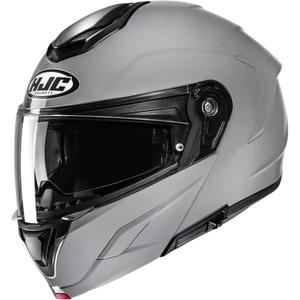 Atverama motocikla ķivere HJC C92 Solid pelēka