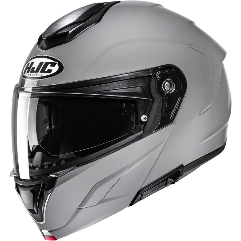 Atverama motocikla ķivere HJC C92 Solid pelēka
