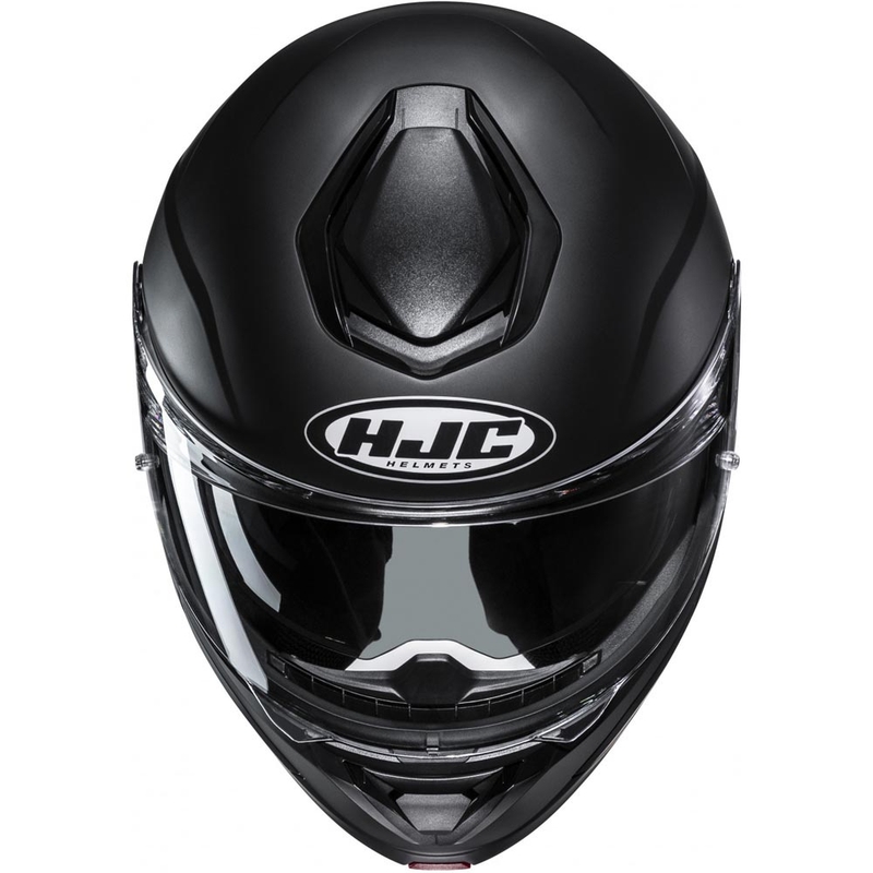 Atverama motocikla ķivere HJC C92 Solid pusmatēta melna